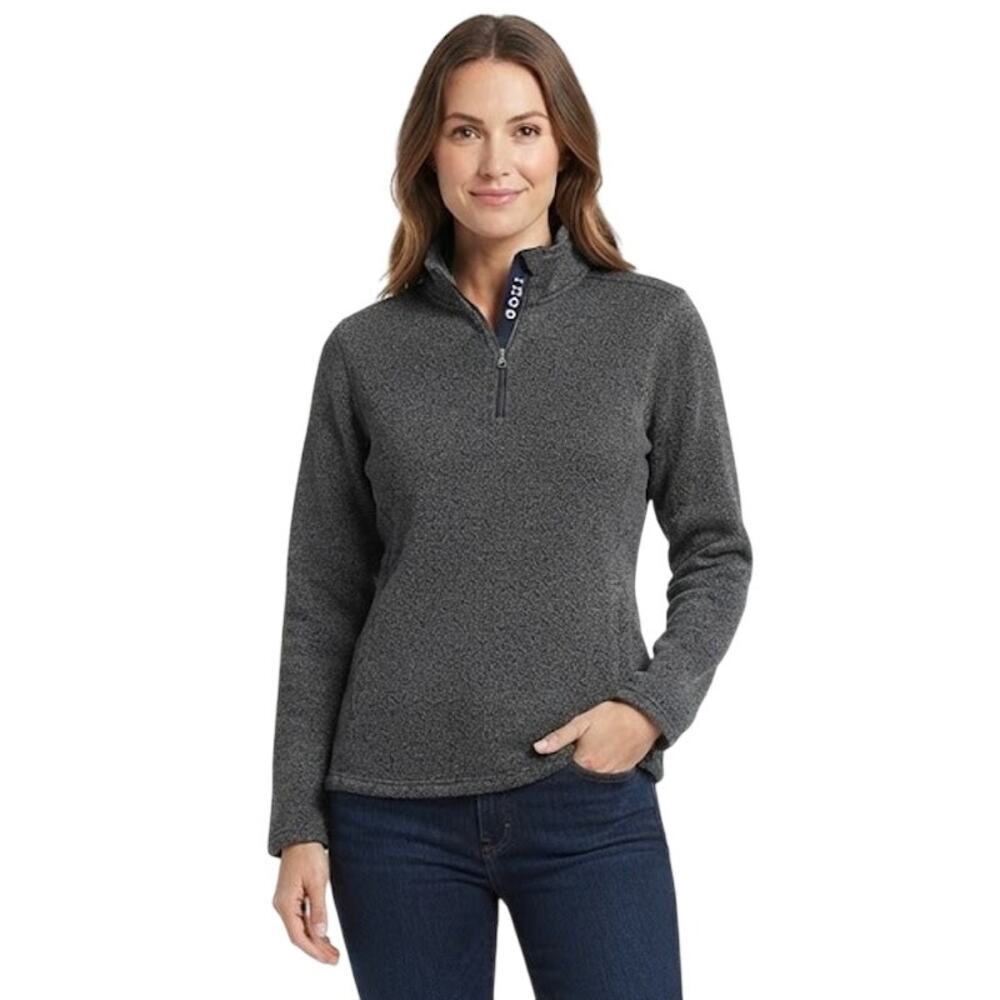 IZOD Women's Warm Winter Grey Pullover Sweater Casual Plus Size 2X